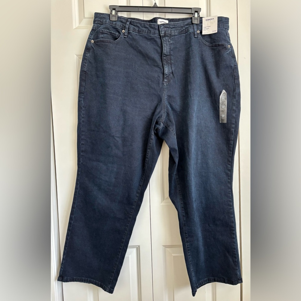Dark navy jeans Sonoma women’s 22W